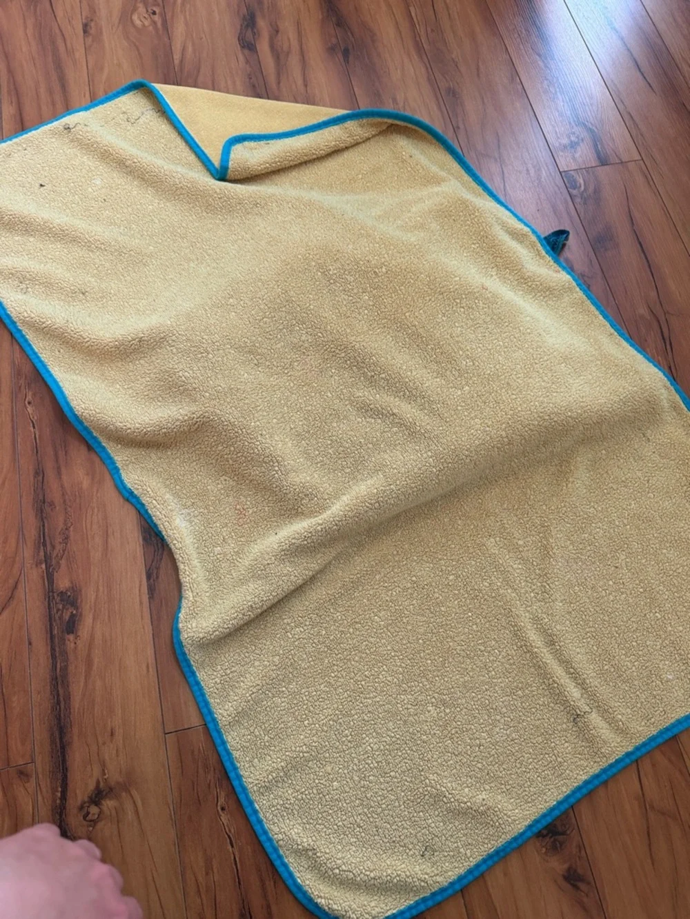 Norwex Kids Bath Backock kids towels blue and Yellow Miwith Orange Trim